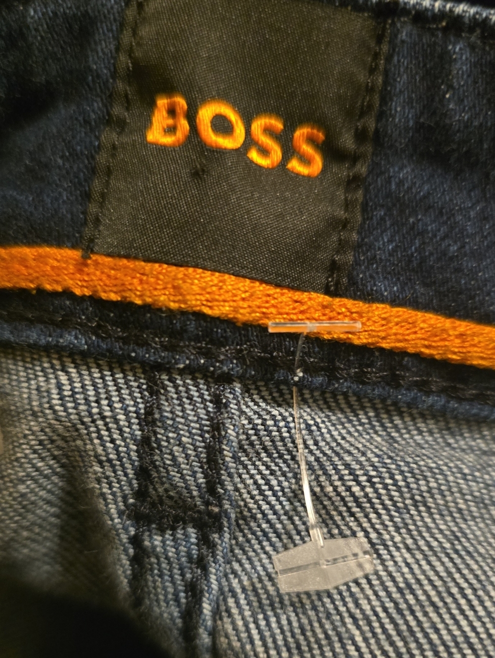 BOSS Jeans Men's Size 30 Navy Blue Maine Regular Fit Jeans